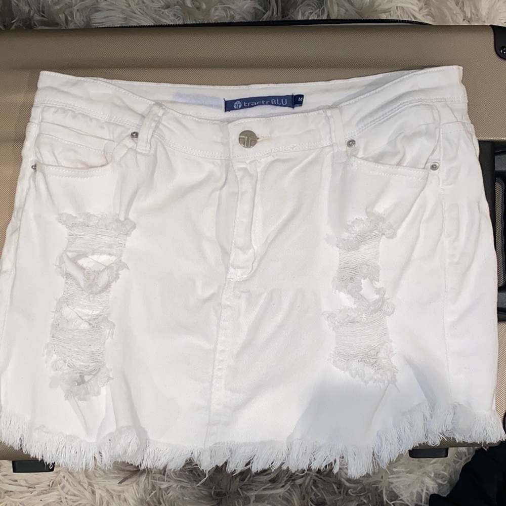 White skirt